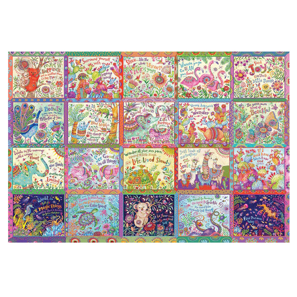 Cobble Hill 2000 Piece Puzzle - Happy Thoughts