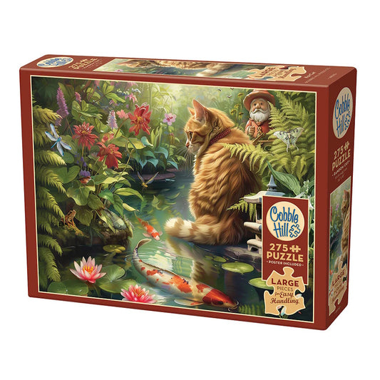 Cobble Hill 275 Piece Easy Handling Puzzle - Koi Cat