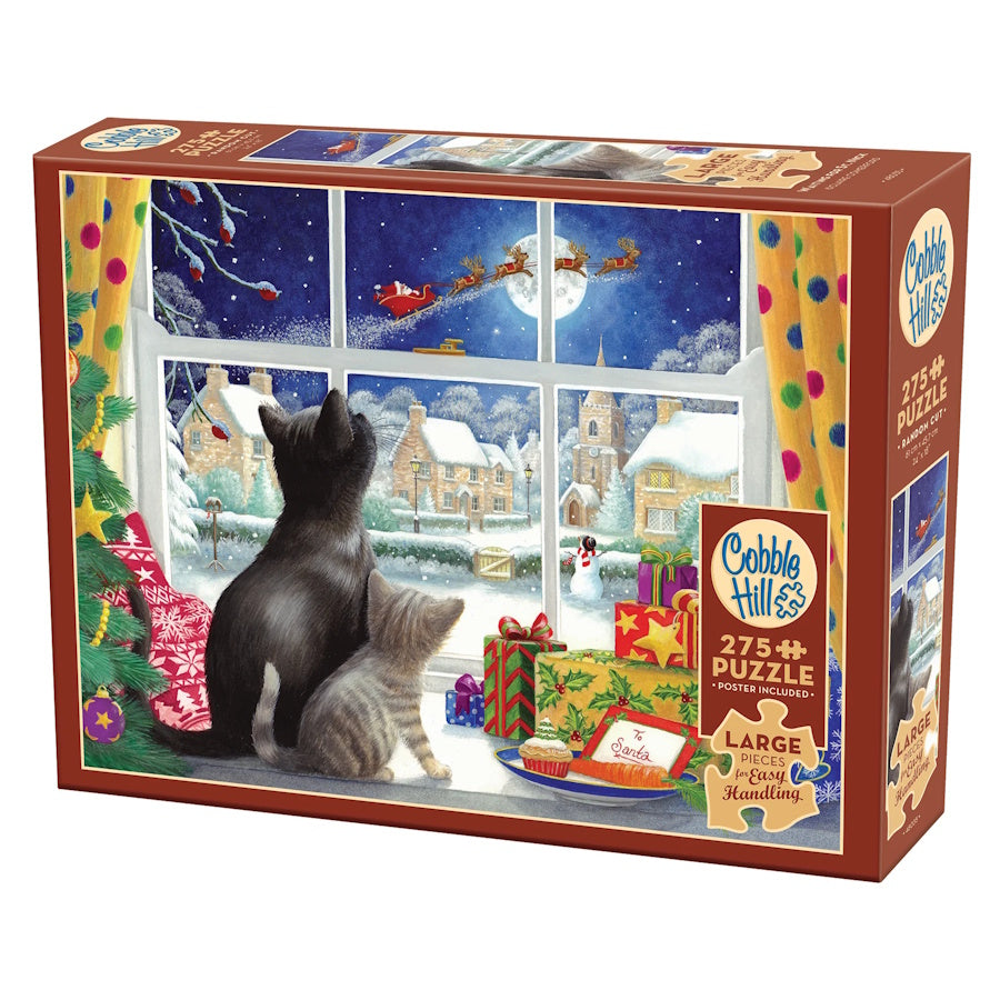 Cobble Hill 275 Piece Easy Handling Puzzle - Waiting for St Nick