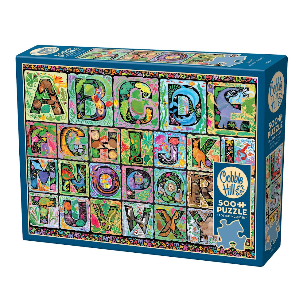 Cobble Hill 500 Piece Puzzle - A to Z