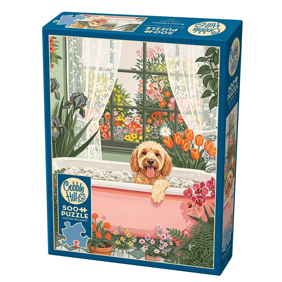 Cobble Hill 500 Piece Puzzle - Blooms & Bubbles