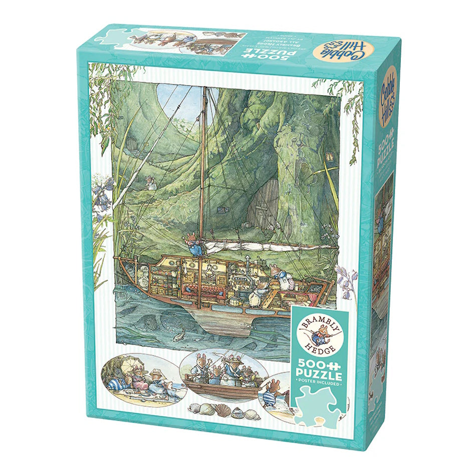 Cobble Hill 500 Piece Puzzle - Brambly Hedge All Aboard!