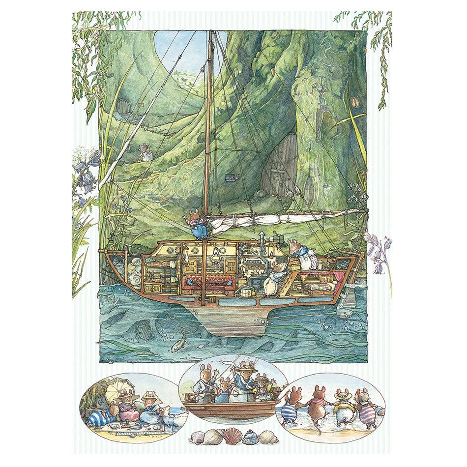 Cobble Hill 500 Piece Puzzle - Brambly Hedge All Aboard!