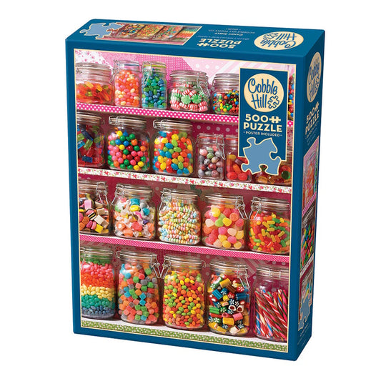 Cobble Hill 500 Piece Puzzle - Candy Shelf