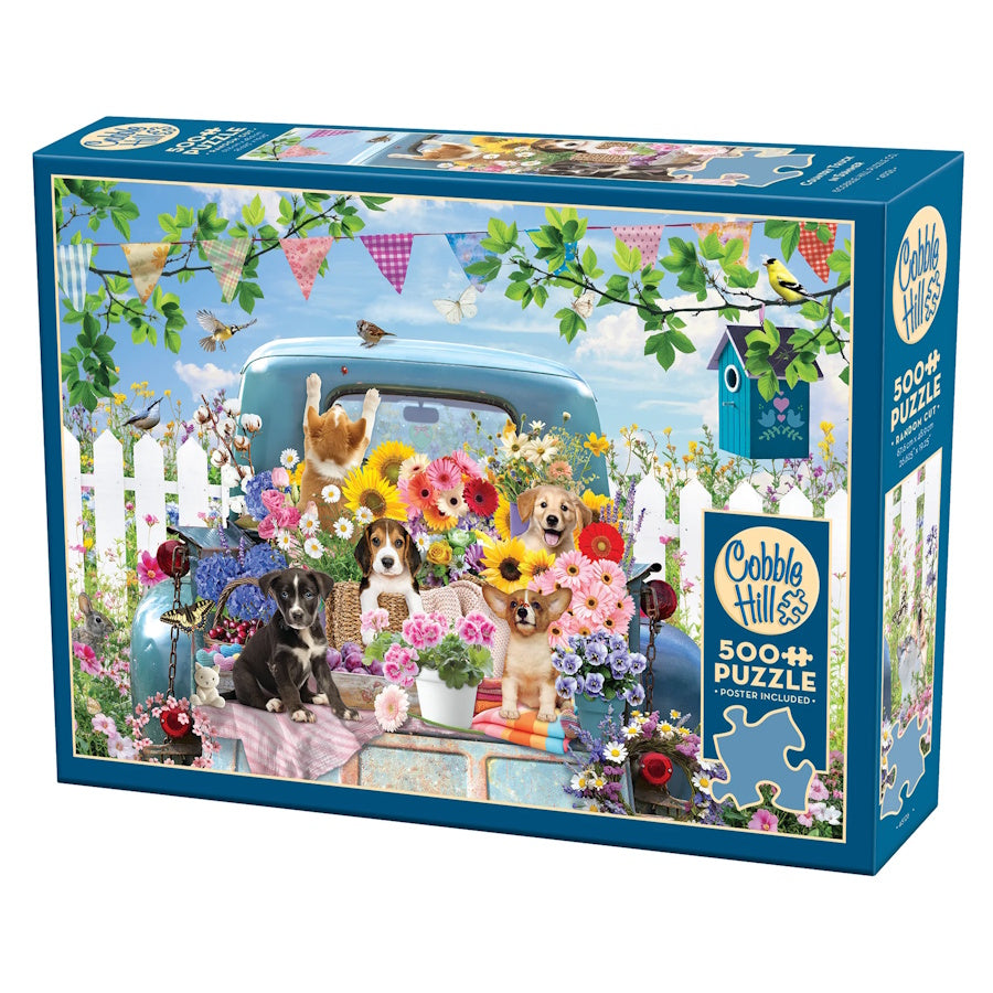 Cobble Hill 500 Piece Puzzle - Country Truck in Summer