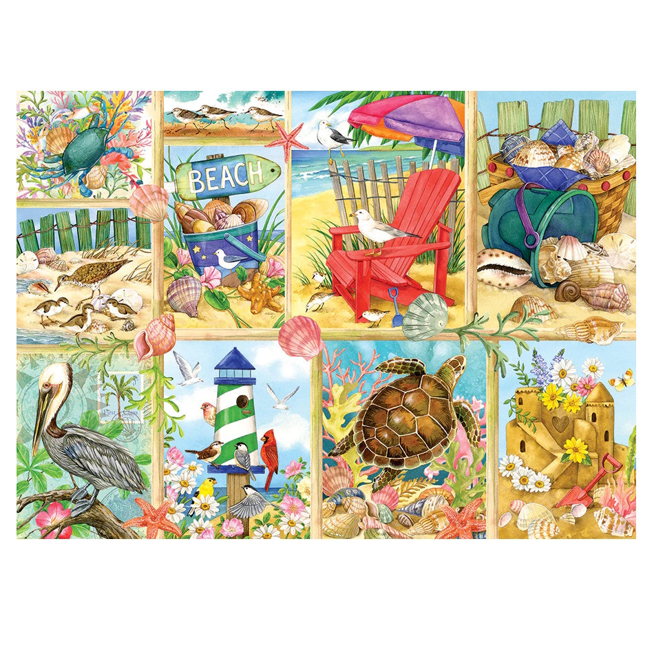 Cobble Hill 500 Piece Puzzle - Day at the Beach