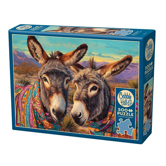 Cobble Hill 500 Piece Puzzle - Dos Burros