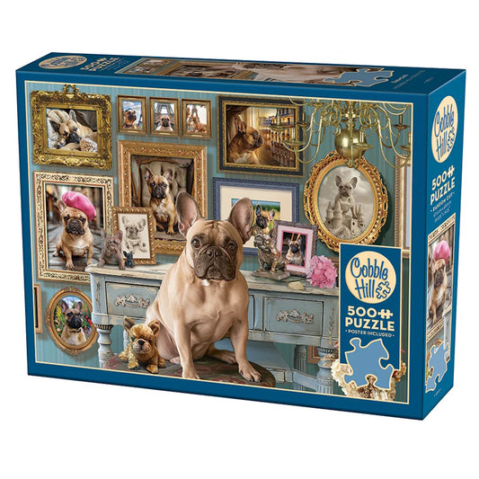 Cobble Hill 500 Piece Puzzle - Frenchie