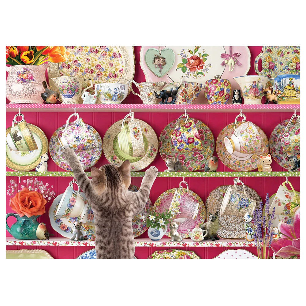High Tea Puzzle Cobble Hill 500 Piece Puzzle - High Tea High Jinks – The Jigstore