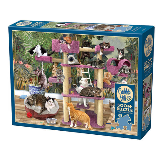 Cobble Hill 500 Piece Puzzle - Jungle Cats