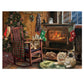 Cobble Hill 500 Piece Puzzle - Kittens by the Stove