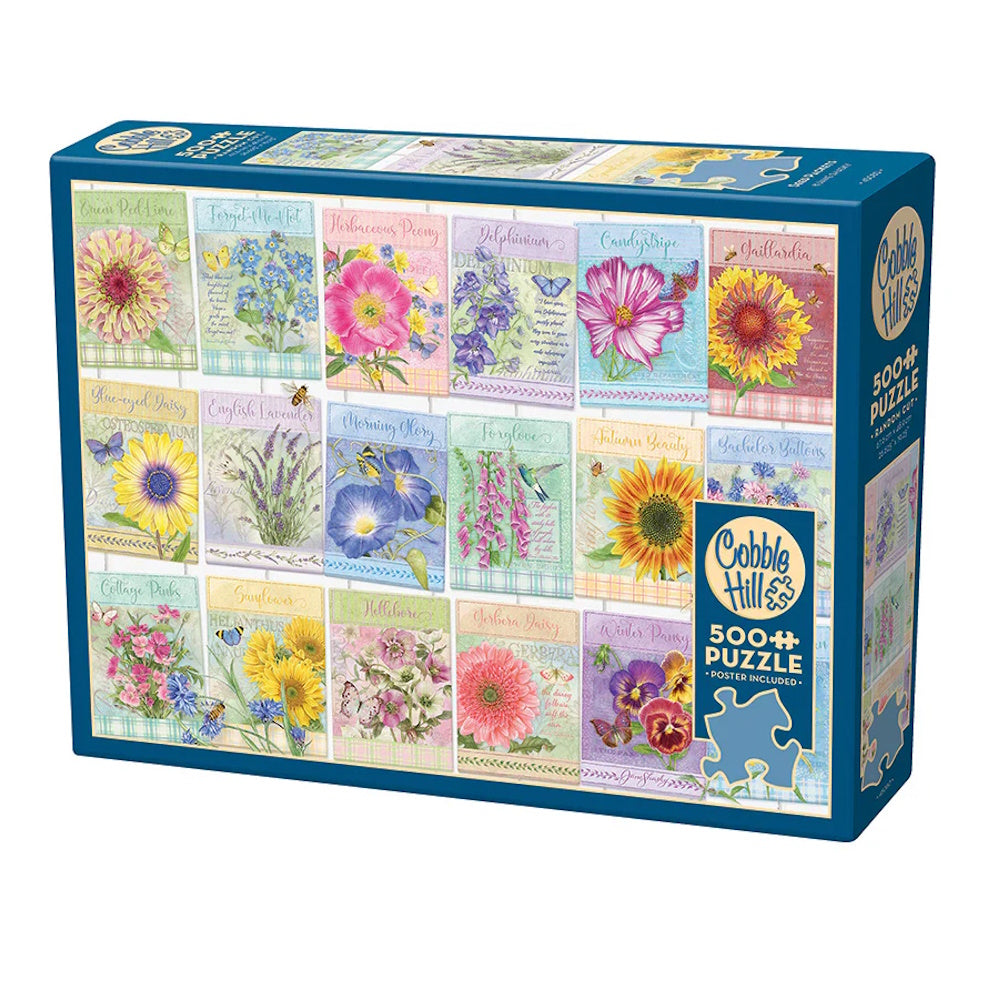 Cobble Hill 500 Piece Puzzle - Seed Packets