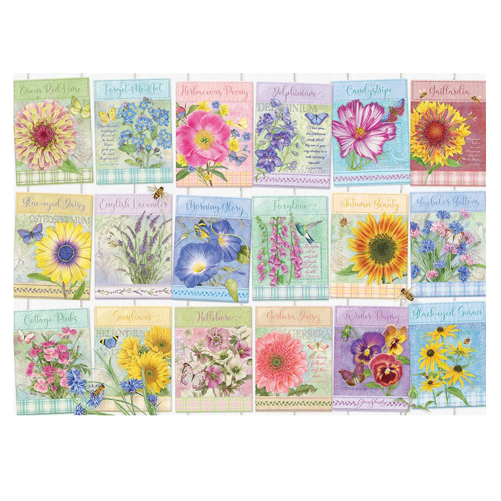 Cobble Hill 500 Piece Puzzle - Seed Packets