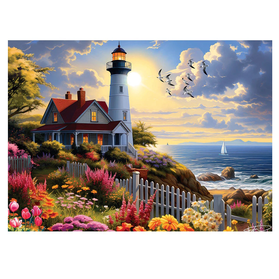 Cobble Hill 500 Piece Puzzle - To the Lighthouse
