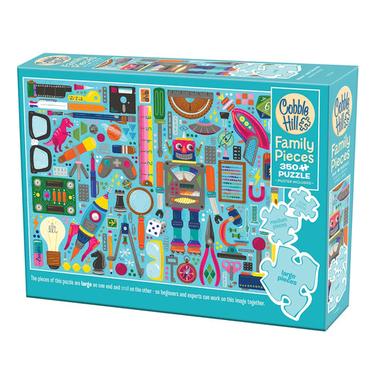 Cobble Hill Family Pieces 350 Piece Puzzle - Nerdy Junk Drawer