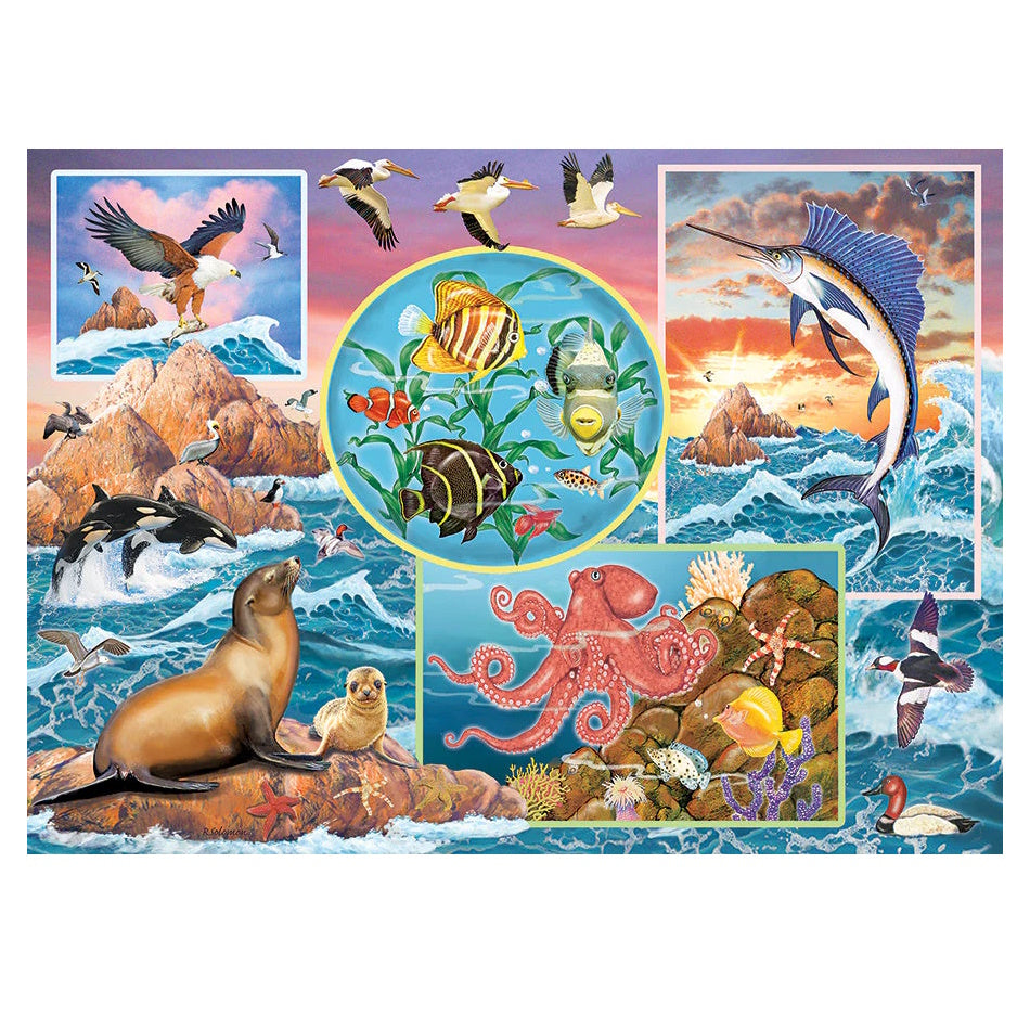 Cobble Hill Family Pieces 350 Piece Puzzle - Ocean Magic