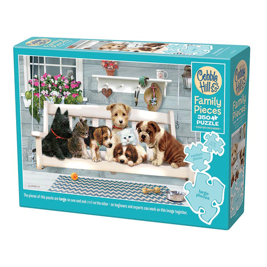 Cobble Hill Family Pieces 350 Piece Puzzle - Porch Pals