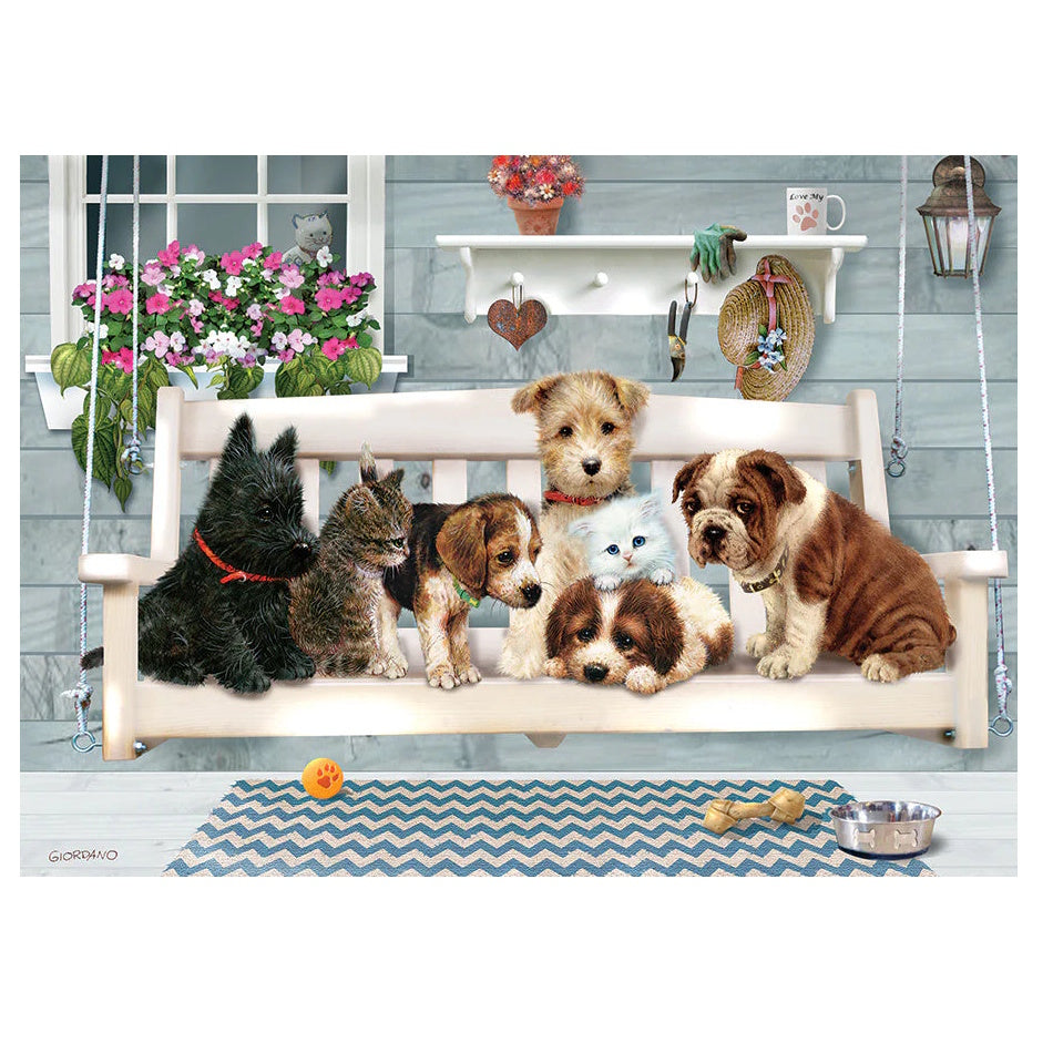 Cobble Hill Family Pieces 350 Piece Puzzle - Porch Pals