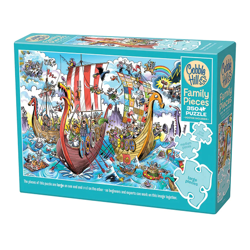 Cobble Hill Family Pieces 350 Piece Puzzle - Vikings Voyage