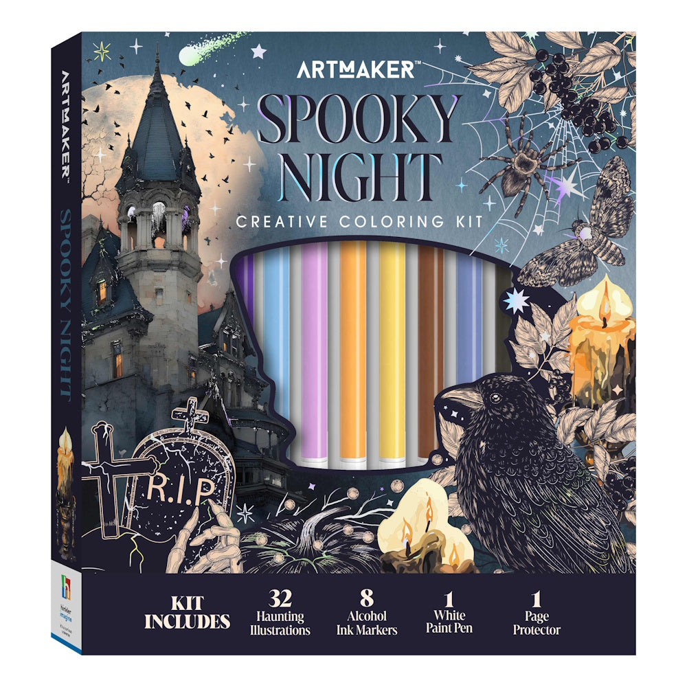 Art Maker Creative Colouring Kit - Spooky Night