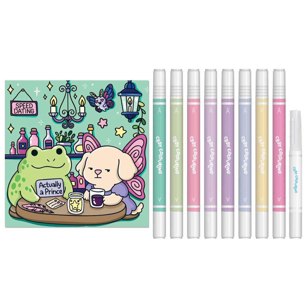 Art Maker Cosy Colouring Art Kit - Magic Happens
