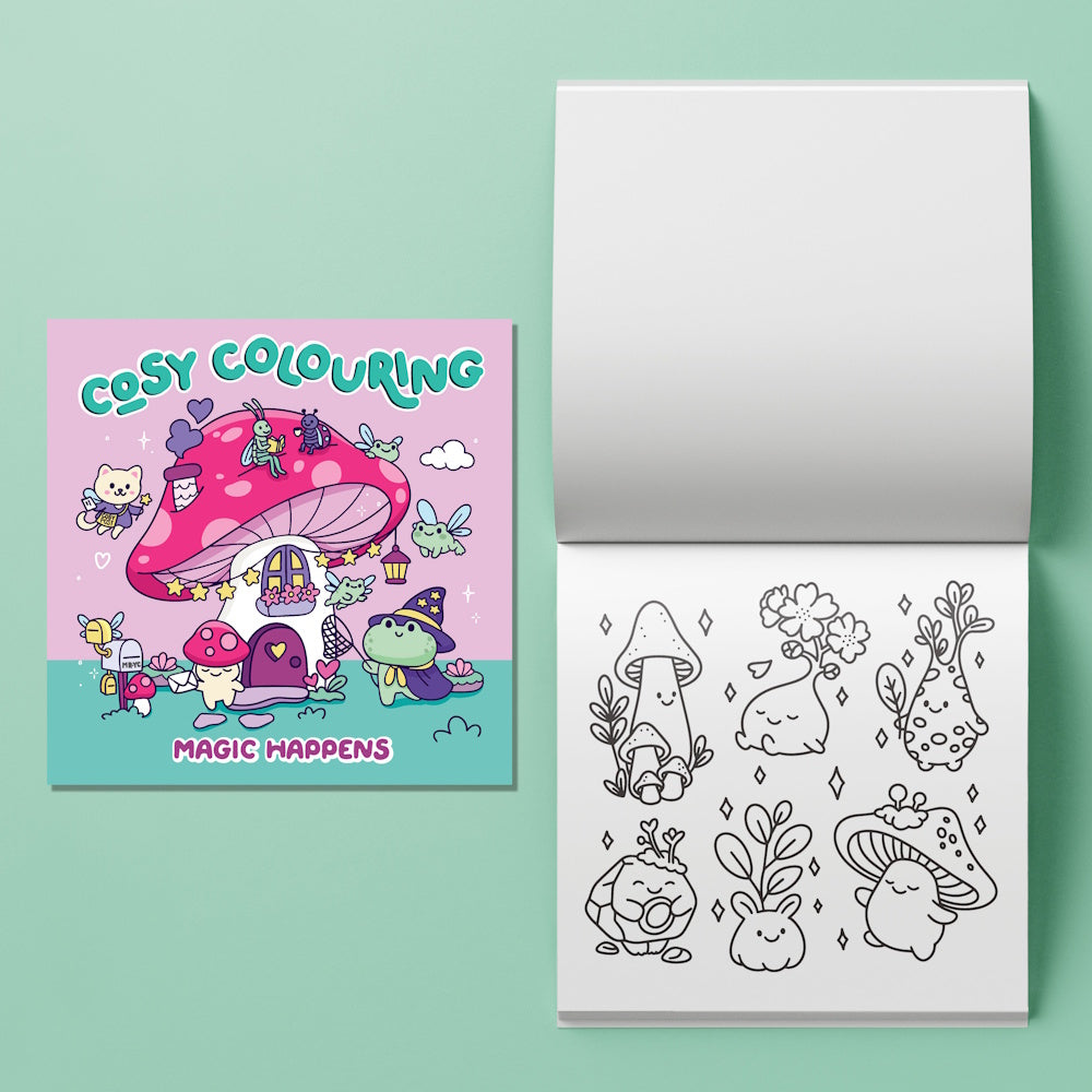 Art Maker Cosy Colouring Art Kit - Magic Happens