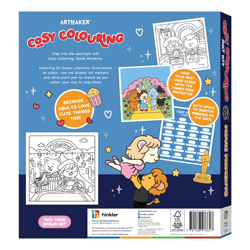 Art Maker Cosy Colouring Art Kit - Movie Moments