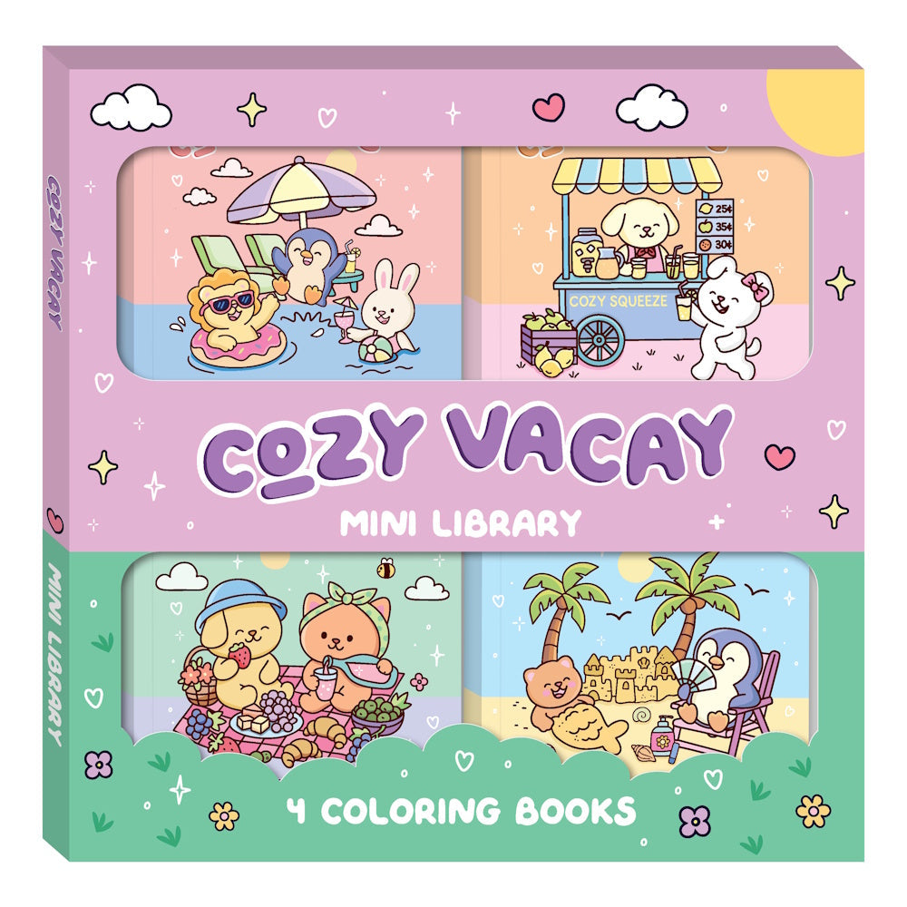 Art Maker Cosy Colouring - Cosy Vacay Mini Library