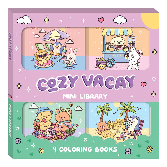 Art Maker Cosy Colouring - Cosy Vacay Mini Library
