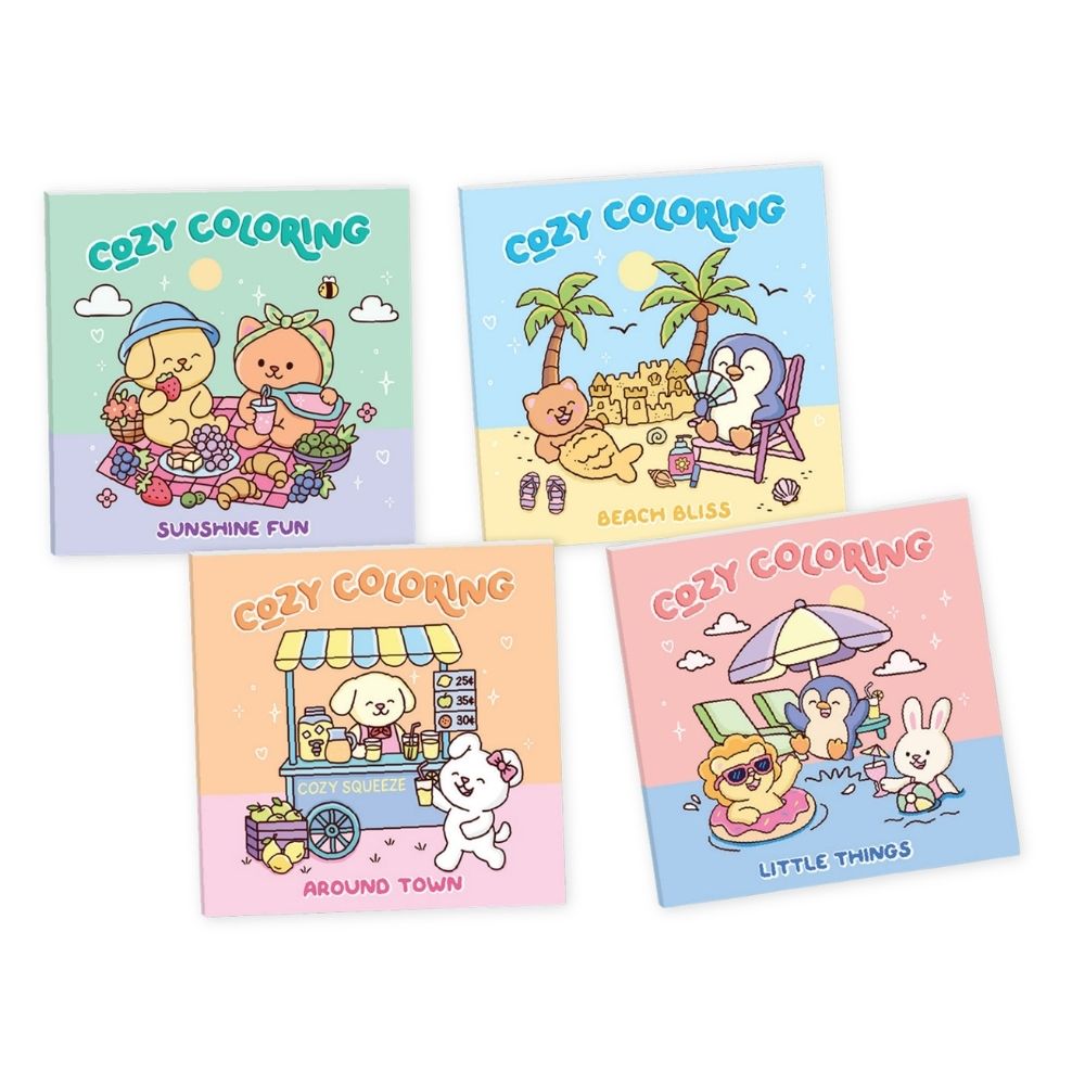 Art Maker Cosy Colouring - Cosy Vacay Mini Library