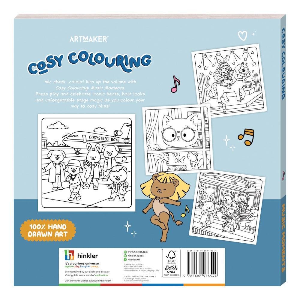 Art Maker Cosy Colouring - Music Moments
