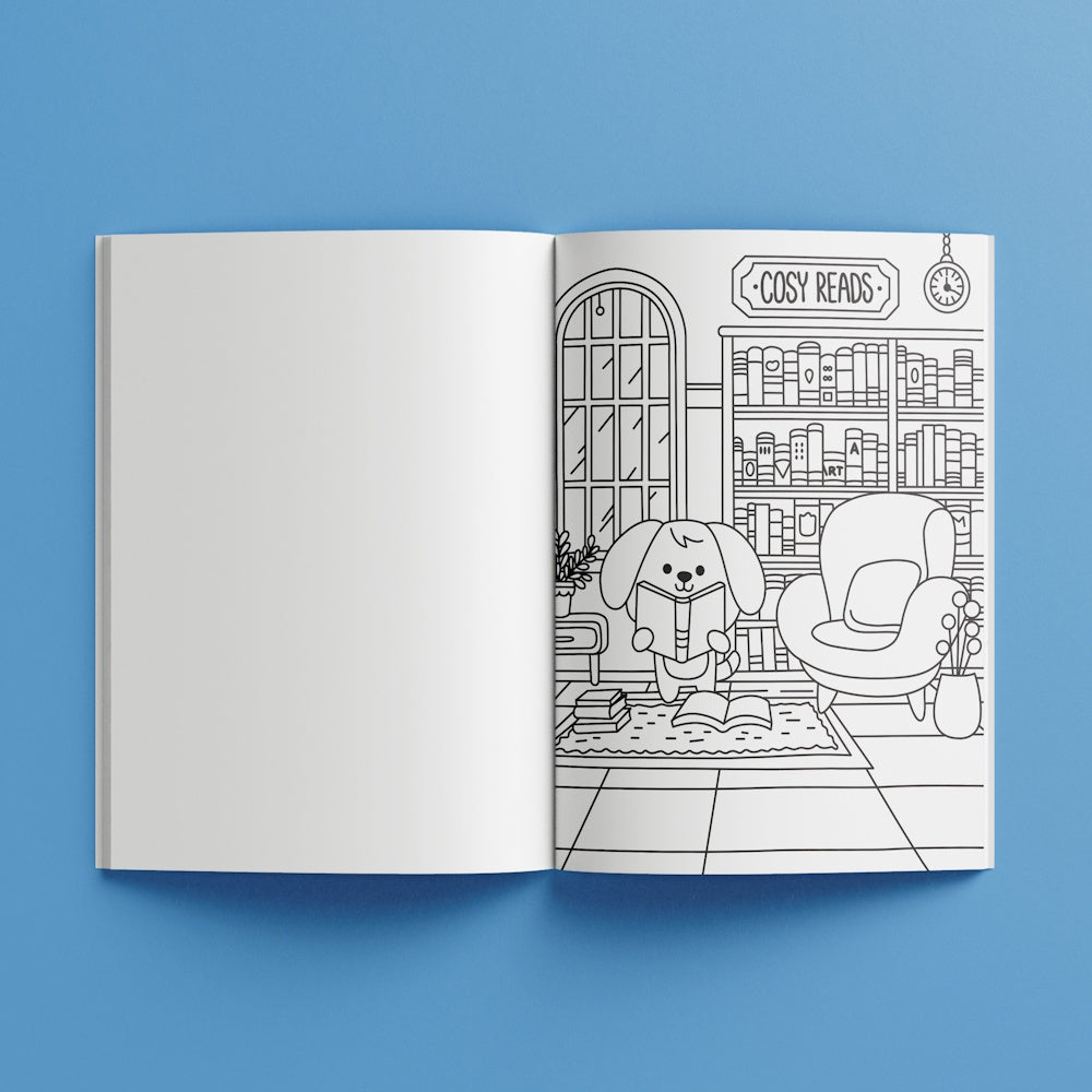 Art Maker Cosy Colouring Poster Art - Mini Moments