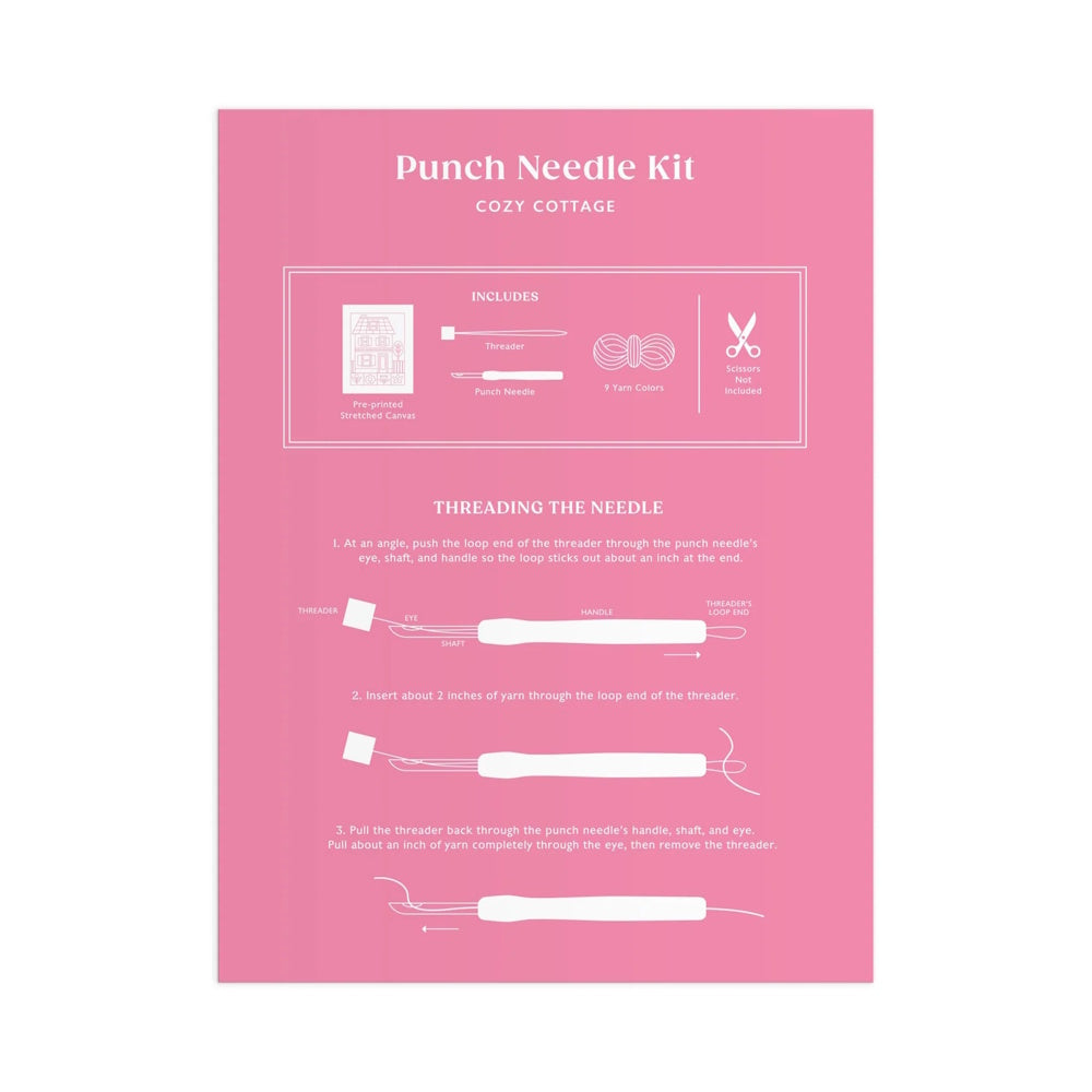 Cosy Cottage Punch Needle Kit