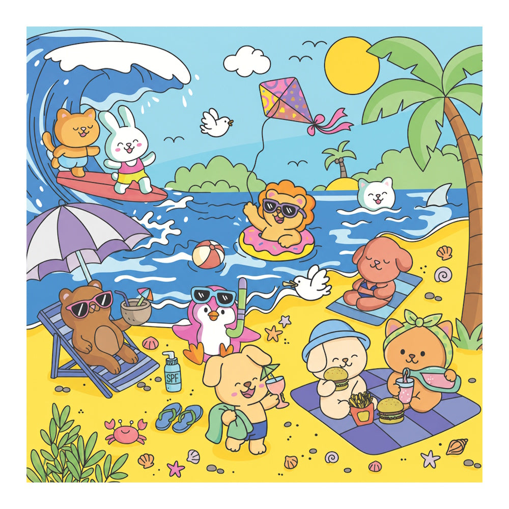 Cosy Jigsaw 500 Piece Puzzle - At the Beach