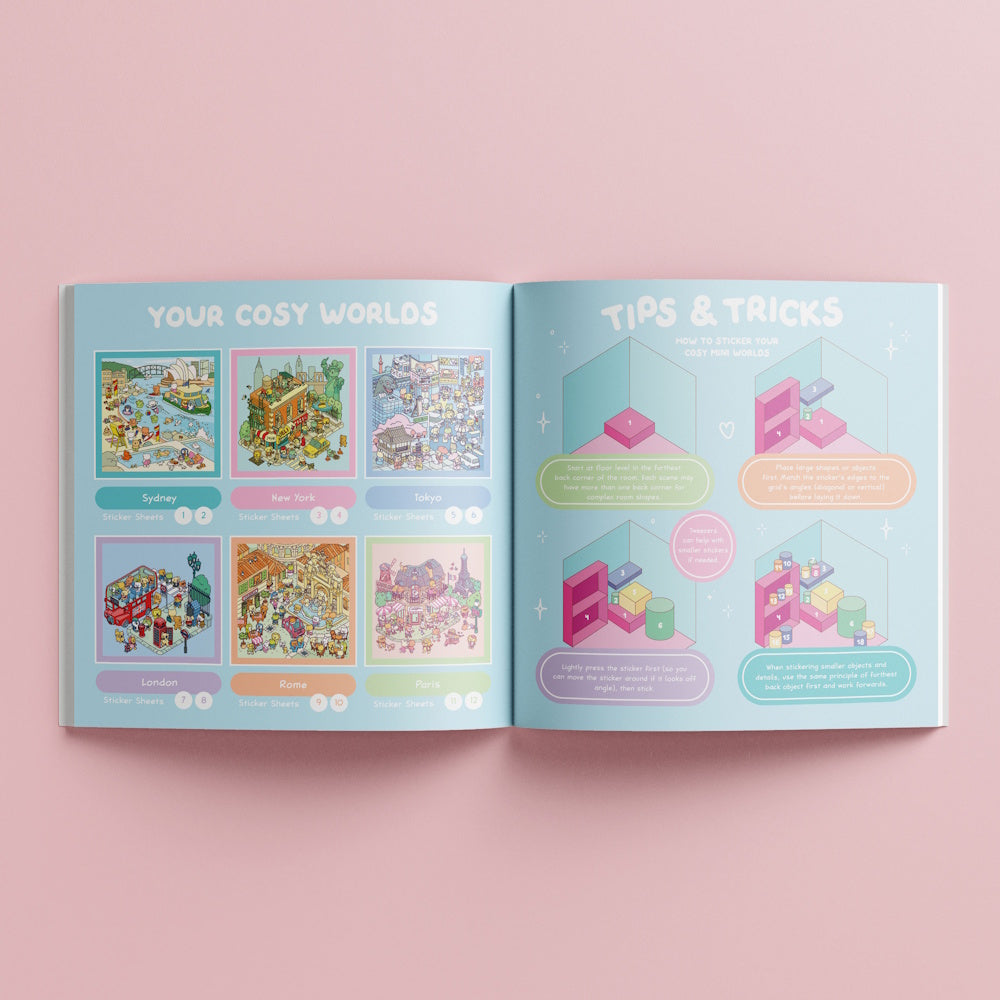 Art Maker Cosy Sticker Worlds - Dream Vacation