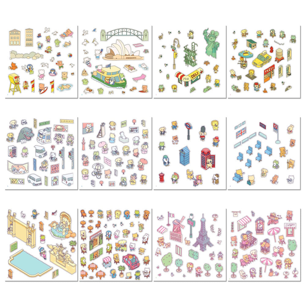 Art Maker Cosy Sticker Worlds - Dream Vacation