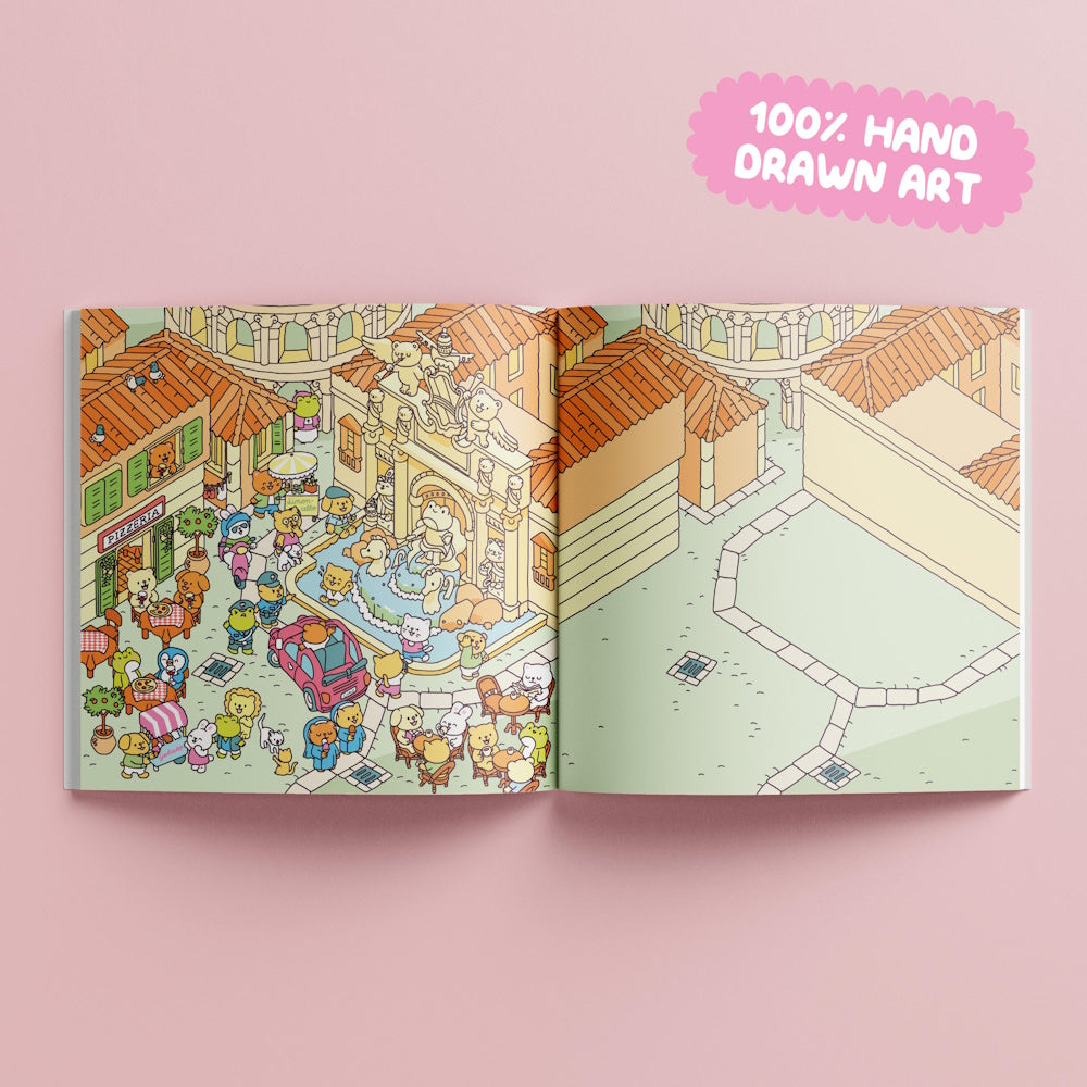 Art Maker Cosy Sticker Worlds - Dream Vacation