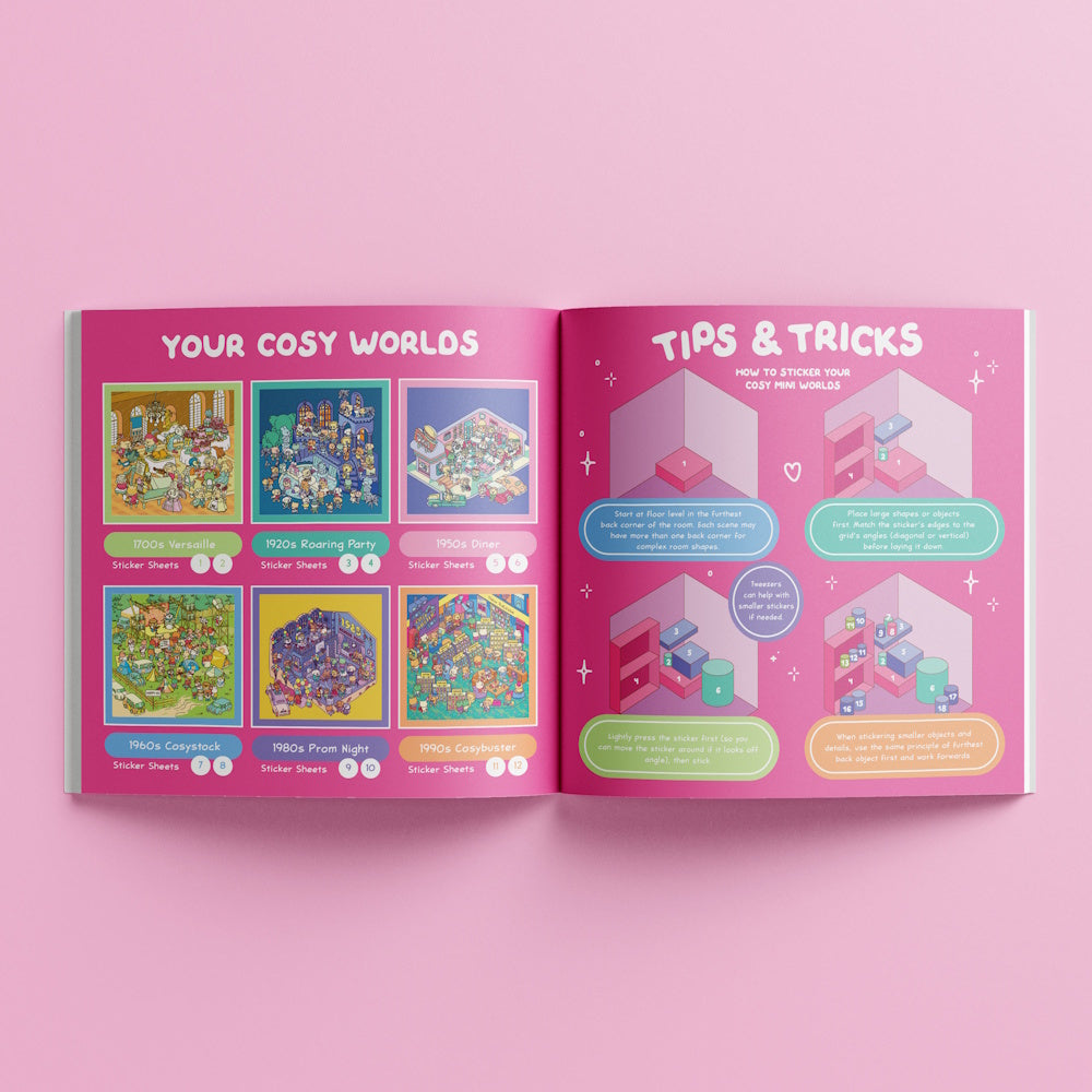 Art Maker Cosy Sticker Worlds - Iconic Eras
