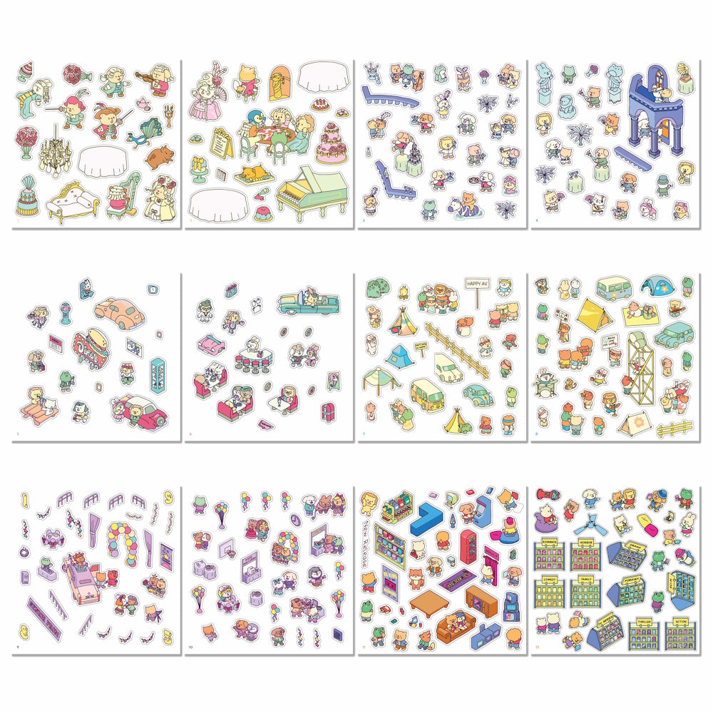 Art Maker Cosy Sticker Worlds - Iconic Eras