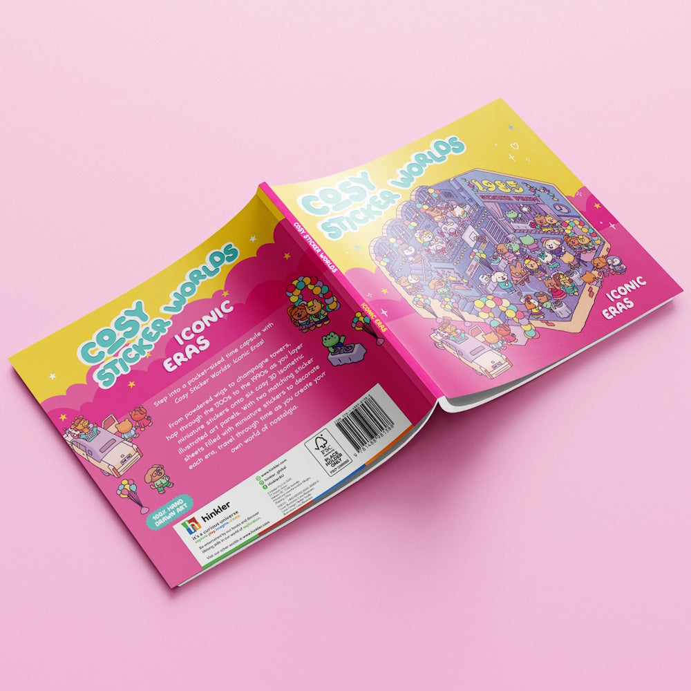 Art Maker Cosy Sticker Worlds - Iconic Eras