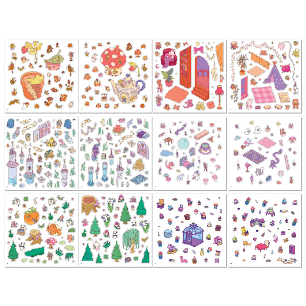 Art Maker Cosy Sticker Worlds - Magical Whimsy