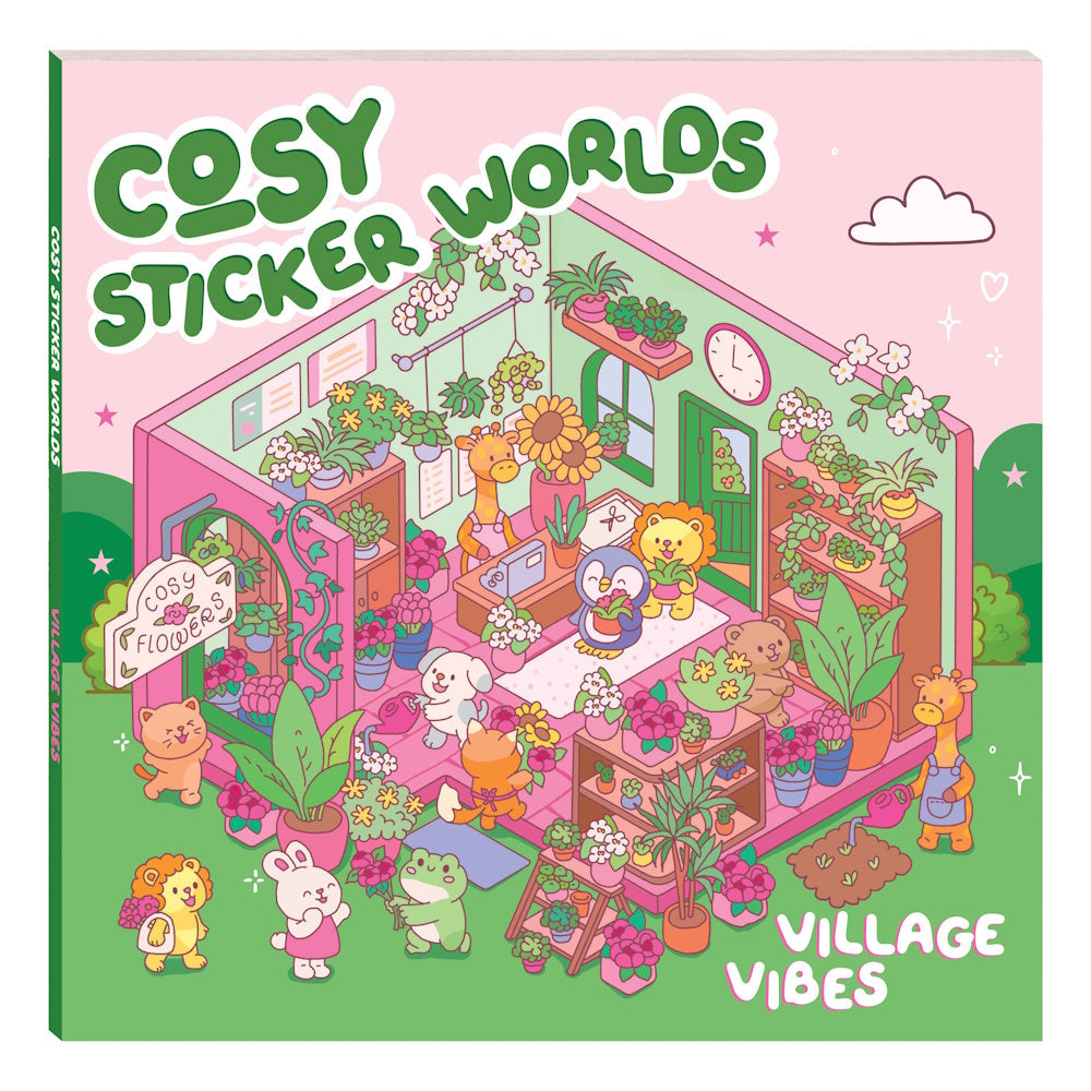 Art Maker Cosy Sticker Worlds - Village Vibes