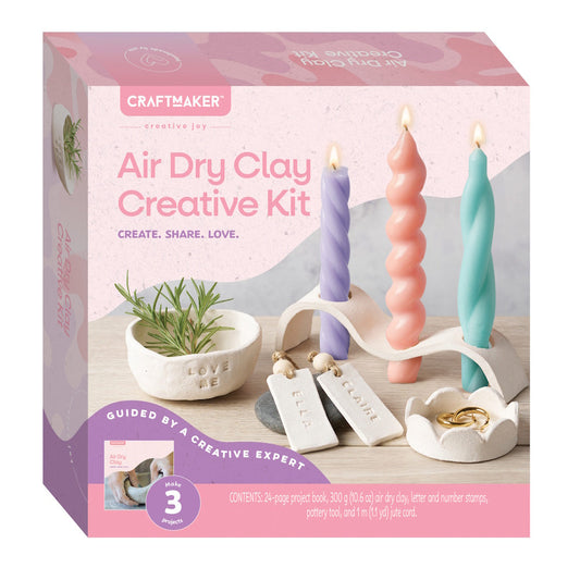 Craft Maker Air Dry Clay Creative Kit