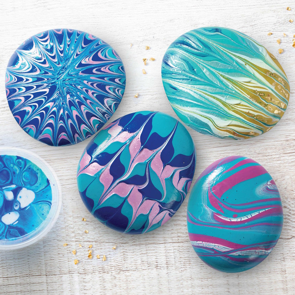 Craft Maker Create Your Own Paint Pour Rocks Kit