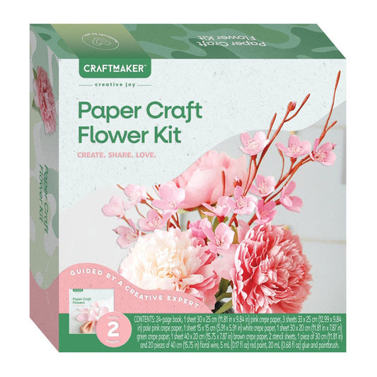 Craft Maker Paper Craft Flower Kit