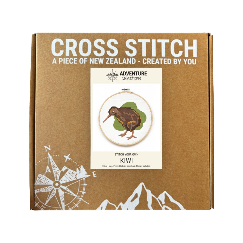 Adventure Collections Cross Stitch Kit - Kiwi