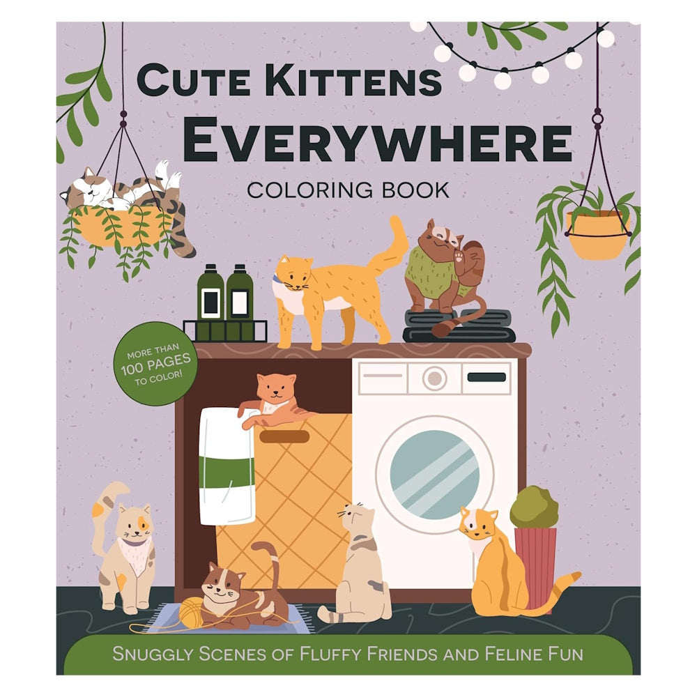 Cute Kittens Everywhere Colouring Book