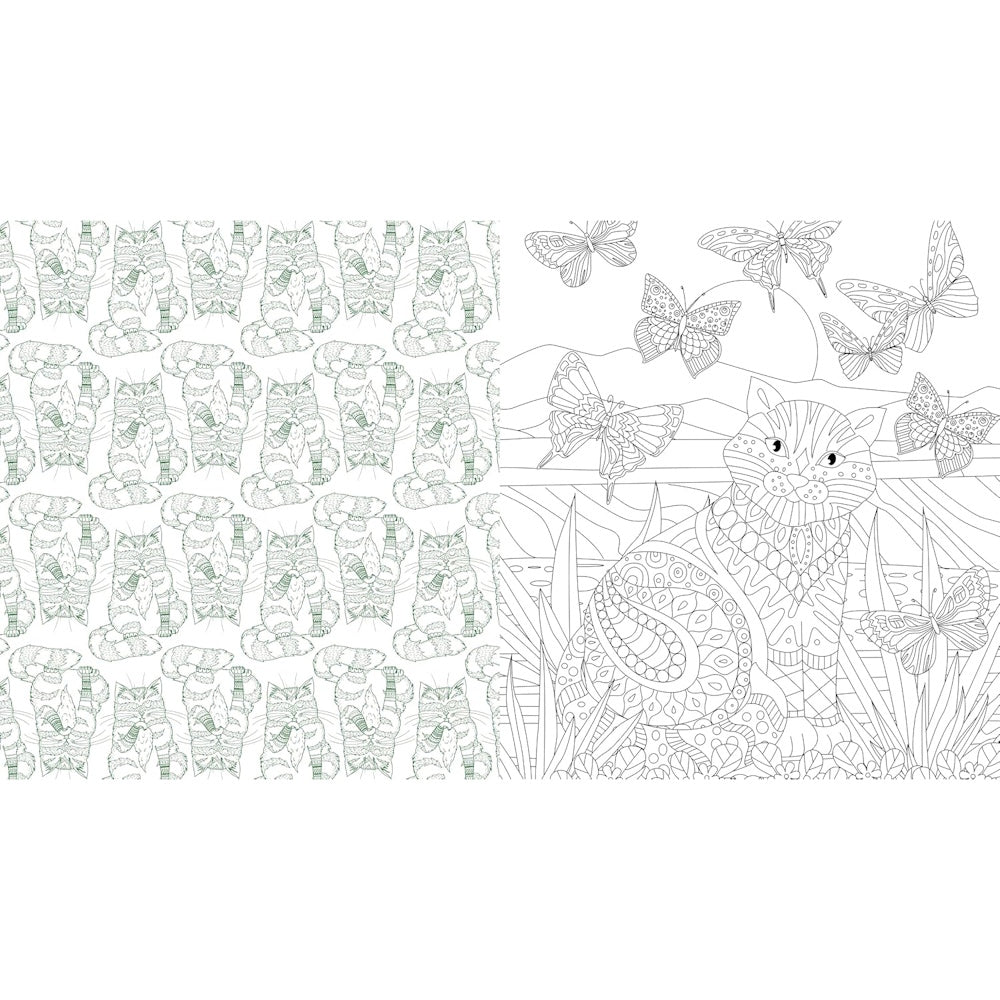 Cute Kittens Everywhere Colouring Book