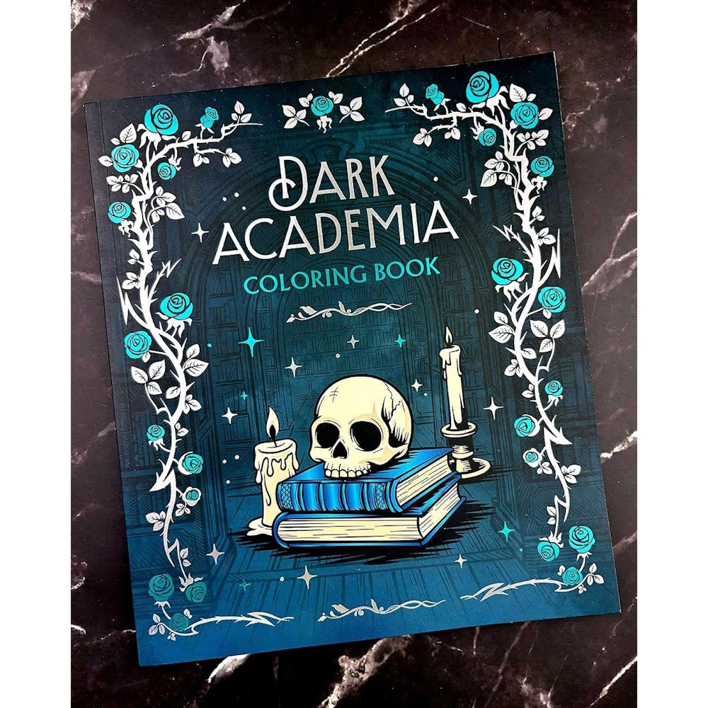 Dark Academia Colouring Book
