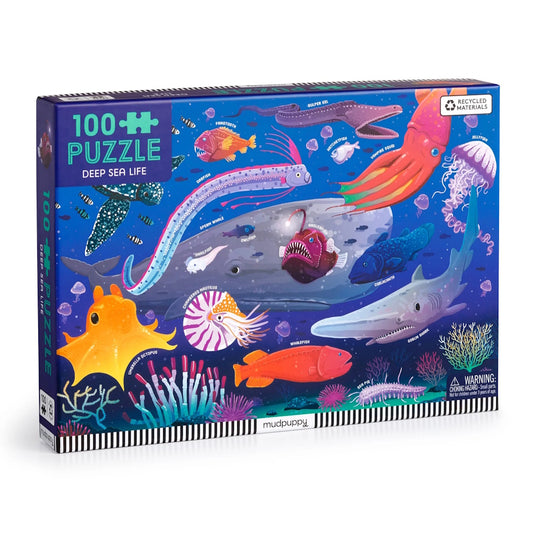 Mudpuppy Deep Sea Life 100 Piece Puzzle